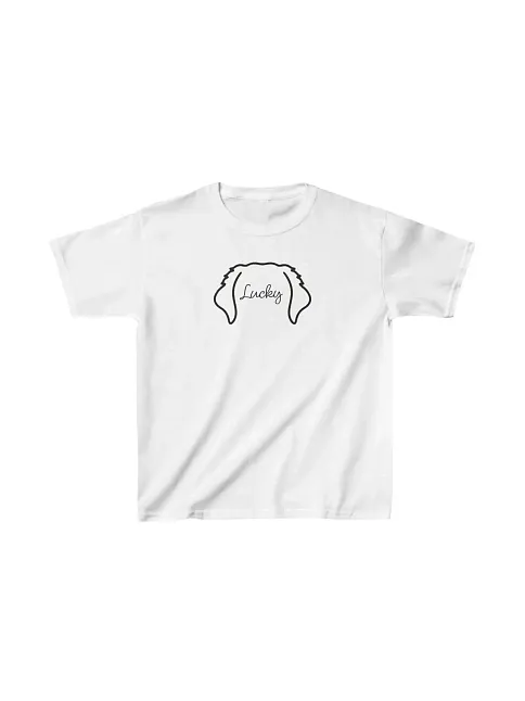 Unisex Çocuk Baskılı T-shirt - Beyaz