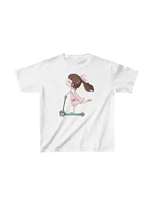 Unisex Çocuk Baskılı T-shirt - Beyaz