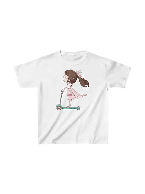 Unisex Çocuk Baskılı T-shirt - Beyaz