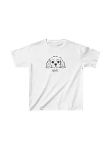 Unisex Çocuk Baskılı T-shirt - Beyaz