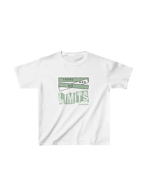 Unisex Çocuk Baskılı T-shirt - Beyaz