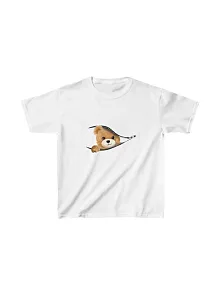 Unisex Çocuk Baskılı T-shirt - Beyaz