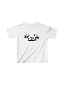 Unisex Çocuk Baskılı T-shirt - Beyaz