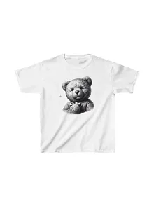 Unisex Çocuk Baskılı T-shirt - Beyaz