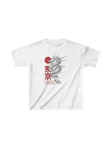 Unisex Çocuk Baskılı T-shirt - Beyaz