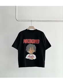 Unisex Çocuk Baskılı T-shirt - Siyah