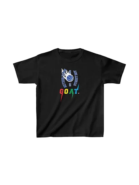 Unisex Çocuk Baskılı T-shirt - Siyah