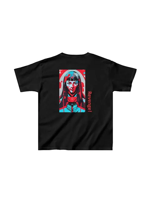 Unisex Çocuk Baskılı T-shirt - Siyah