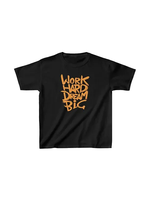Unisex Çocuk Baskılı T-shirt - Siyah