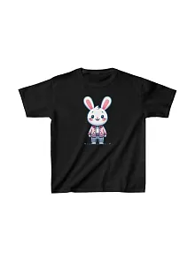 Unisex Çocuk Baskılı T-shirt - Siyah