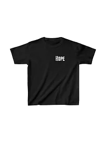 Unisex Çocuk Baskılı T-shirt - Siyah