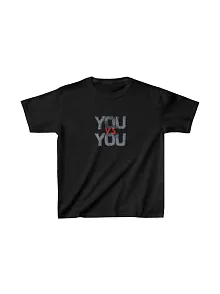 Unisex Çocuk Baskılı T-shirt - Siyah
