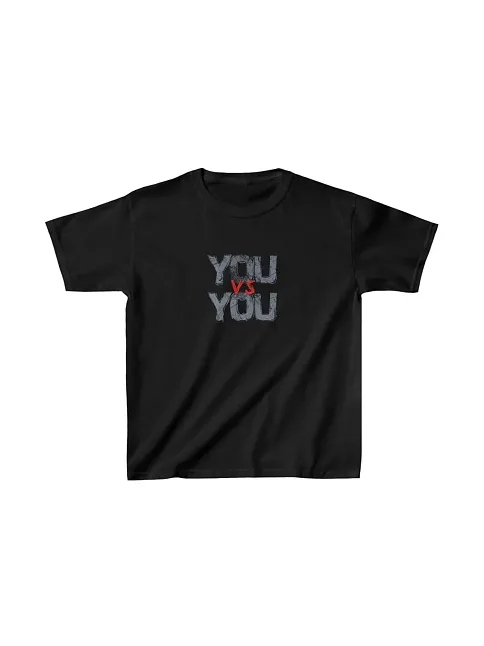 Unisex Çocuk Baskılı T-shirt - Siyah