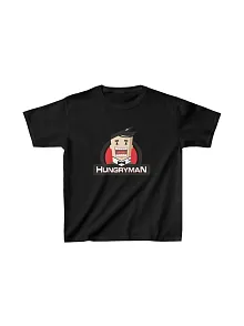 Unisex Çocuk Baskılı T-shirt - Siyah