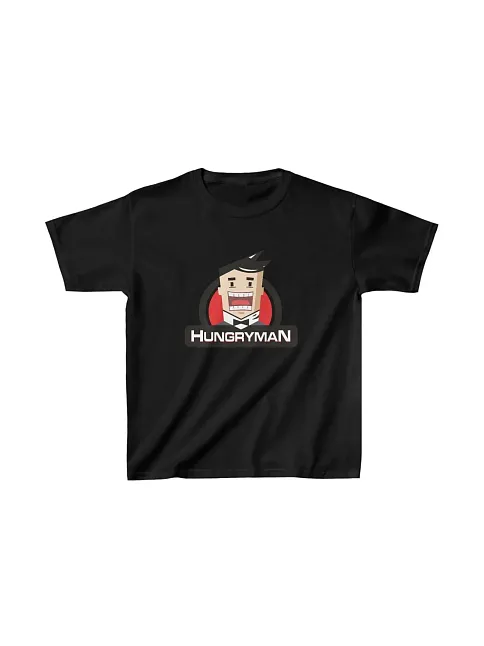 Unisex Çocuk Baskılı T-shirt - Siyah