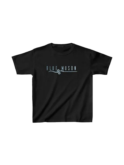 Unisex Çocuk Baskılı T-shirt - Siyah