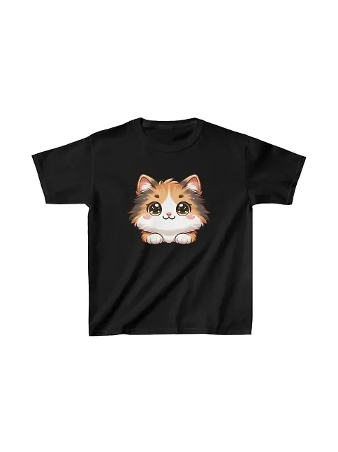 Unisex Çocuk Baskılı T-shirt - Siyah