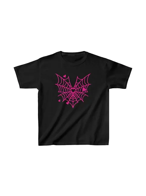 Unisex Çocuk Baskılı T-shirt - Siyah