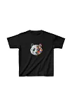 Unisex Çocuk Baskılı T-shirt - Siyah