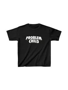 Unisex Çocuk Baskılı T-shirt - Siyah