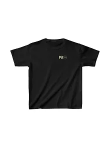 Unisex Çocuk Baskılı T-shirt - Siyah