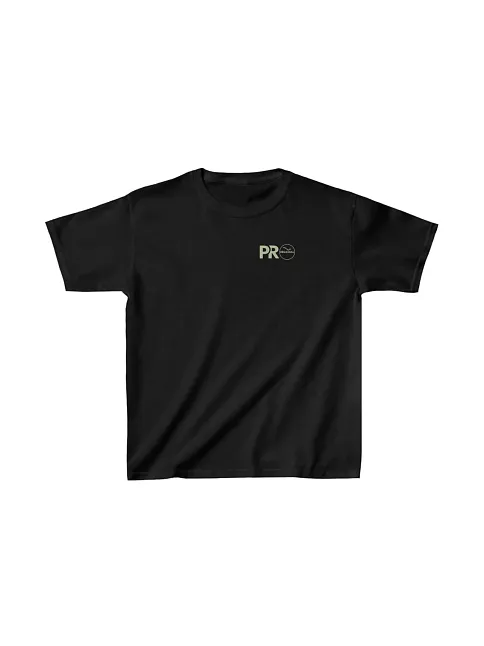 Unisex Çocuk Baskılı T-shirt - Siyah