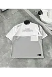 Erkek Tişört Torba Cepli Parçalı Kısa Kol T-shirt - Gri
