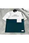 Erkek Tişört Torba Cepli Parçalı Kısa Kol T-shirt - Lacivert