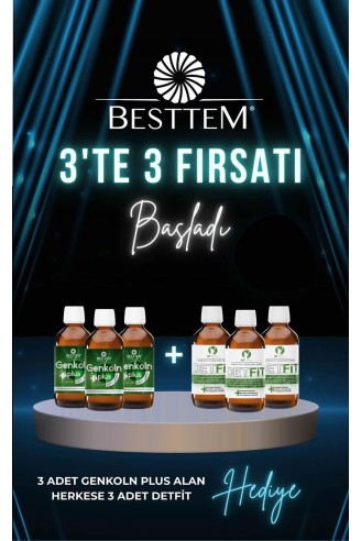 3 Genkoln Plus Alana 3 Detfit HEDİYE