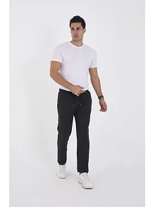 Erkek Üç İplik Basic Eşofman Pantolon - Antrasit