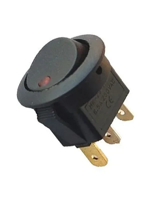 12 Volt Aç Kapa Anahtar 25 Mm (6007)