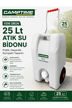 25 Lt Atık Su Tankı Tekerlekli 25 Lt Atık Su Tankı Tekerlekli