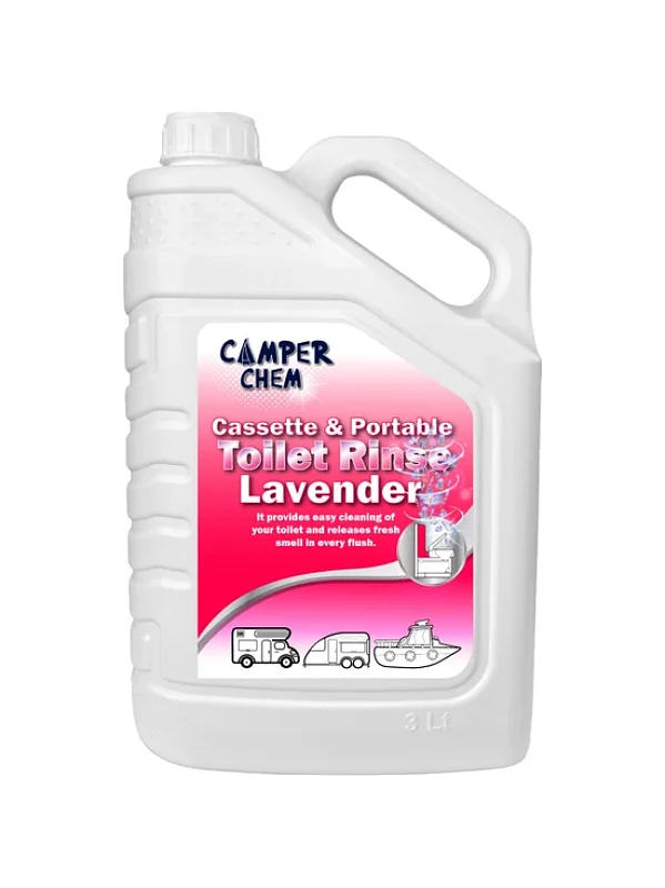 Camper Chem Karavan Tekne Tuvalet Kimyasalı-camper Chem Toilet Rinse Lavender Sifon Kimyasalı 3 Lt (5030)