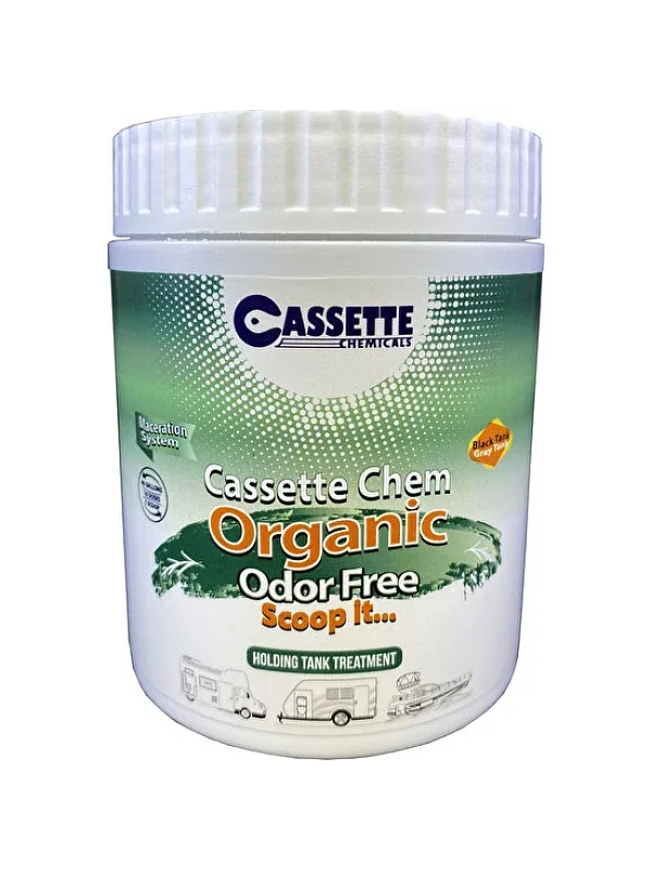 Cassette Chemıcals Karavan Tekne Maceratörlü Tuvalet Kimyasalı Organic 16 Doz 150 Litre Gri Su, Siyah Su Temizleyici (5034)