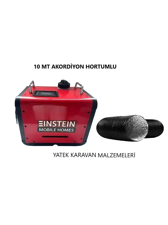 Eınsteın Çanta Tipi 12/24/220v Heater (dizel Isıtıcı) 10 Mt Akordion Hortumlu (31019h)