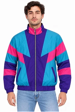 Erkek 80’ler Retro Wintage Dijital Baskılı Fermuarlı Rüzgar Kesici Mevsimlik Ceket Erkek 80’ler Retro Wintage Dijital Baskılı Fermuarlı Rüzgar Kesici Mevsimlik Ceket