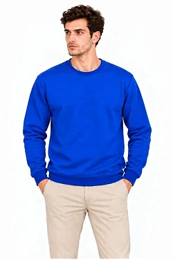 Erkek 3'lü Bisiklet Yaka İçi Şardonlu 2 İplik Düz Uzun Kollu Regular Fit Sweatshirt -mavi - Gri - Siyah Erkek 3'lü Bisiklet Yaka İçi Şardonlu 2 İplik Düz Uzun Kollu Regular Fit Sweatshirt -mavi - Gri - Siyah