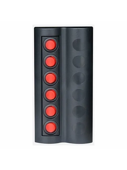 Bfy Marin Sigortalı Switch Panel 6 Lı Kırmızı Butonlu (7008)