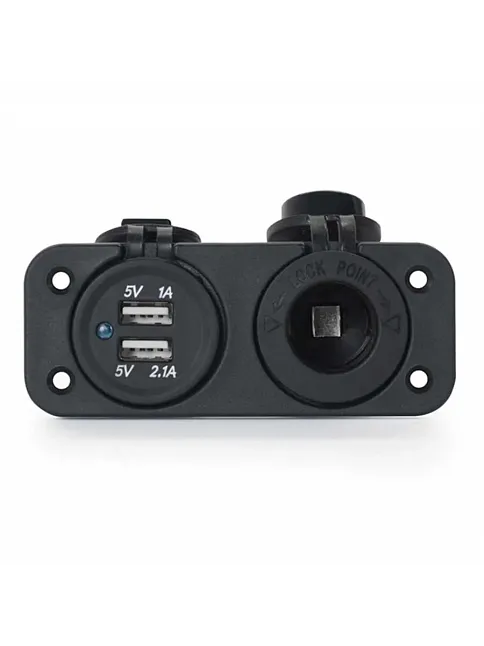 Marin Tip Usb Ve 12v Çakmak Şarj Soketi (7016a)