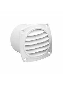 Havalandırma Kapağı 75mm Menfez Hortum Girişli Beyaz (8012)
