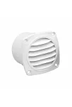 Havalandırma Kapağı 100 Mm Menfez Hortum Girişli Beyaz (8013a)