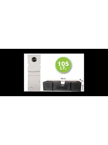 Karavan Su Deposu 105 Lt Atık Su  Siyah (32013)