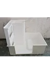 Banyo Duş Teknesi Dolap Lavabo Dahil Beyaz 75 X 110 (25001b) Banyo Duş Teknesi Dolap Lavabo Dahil Beyaz 75 X 110 (25001b)