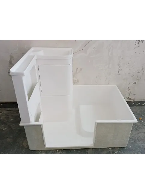 Banyo Duş Teknesi Dolap Lavabo Dahil Siyah 75 X 110 (25001s)
