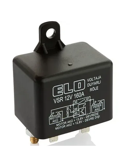 Elo Akü Ayırıcı Gerilime Duyarlı Akıllı Vsr Röle 12v 160 Amper (6024)