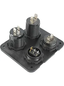 Usb Şarj Soketi Voltmetre Çakmaklık On Of Düğmeli (7019) Usb Şarj Soketi Voltmetre Çakmaklık On Of Düğmeli (7019)
