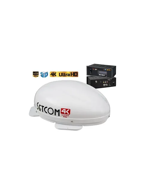 Setcom Mobil Uydu Anteni Stc-224 Tek Çıkışlı Karavan Tekne Araç (13010)