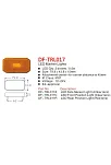 Römork Yan Etek Aydınlatma Lambası Led 12/24 Volt Çift (17039) Römork Yan Etek Aydınlatma Lambası Led 12/24 Volt Çift (17039)