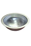 27 Cm Yuvarlak Evye Lavabo Mat Krom Eco (11031) 27 Cm Yuvarlak Evye Lavabo Mat Krom Eco (11031)
