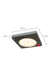 Karavan Tavan  Düğmeli  Spot Led 12 Volt  Bono (6013a)